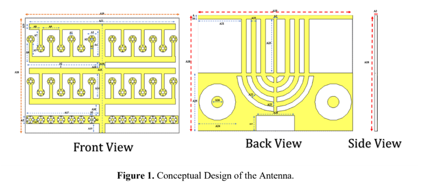 Broadband mm-Wave Microstrip Antenna with Modified Patch and Ground Plane for 29 100 GHz High-Frequency Wireless Applications 